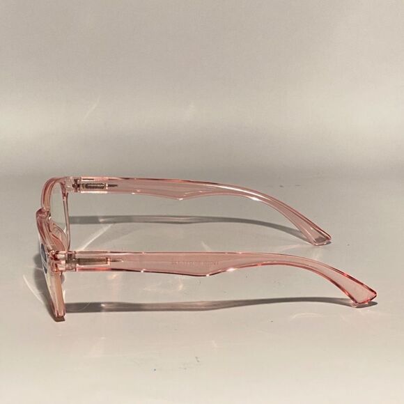 1442 Helen Reading Glasses 3.0 Readers Bluelight Filter Pink Frame NWT